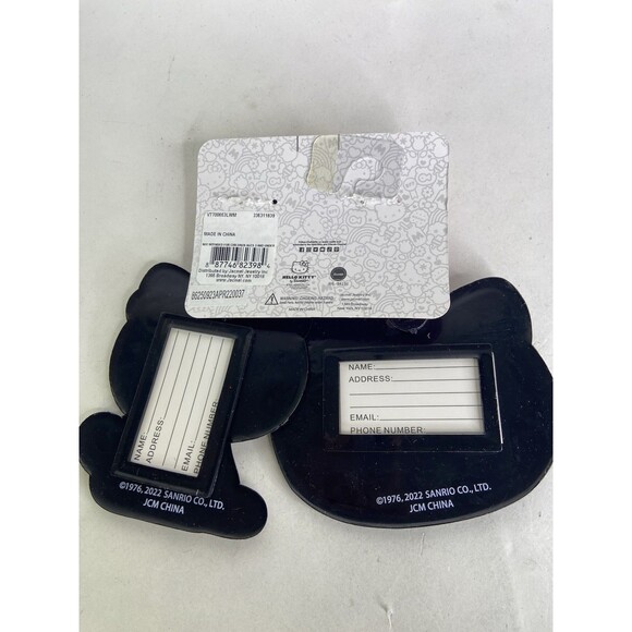 Sanrio Hello Kitty Luggage Tag Tags Travel ID Set of 2 NEW - Picture 5 of 5